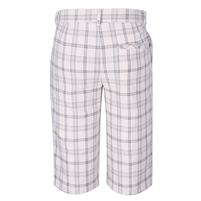 Quần short nam caro màu kem - 15-0216
