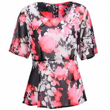 Áo kiểu tay liền chính eo in họa tiết Sanding - 16-0035 - 1789527 Áo kiểu tay liền chính eo in họa tiết Sanding - 16-0035 - 1789527