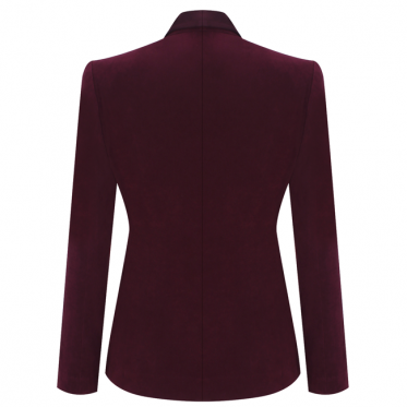 Áo vest nữ tay dài màu đỏ đô - 16-0006-120