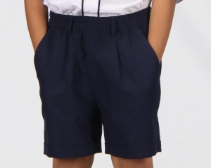 QUẦN SHORT HOC SINH LAI LẬT LƯNG THUN 10-12