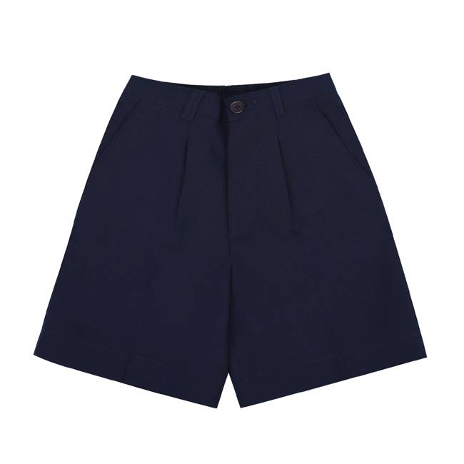 Quần short đồng phục học sinh màu xanh đen 18-20